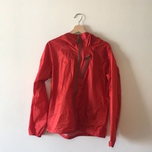 Outdoor Research Pertex Rain Shell, Red, Women’s L